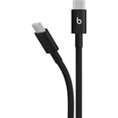 Beats by Dr. Dre USB-C Male to USB-C Male Woven Cable (5', Bolt Black, 2-Pack)