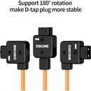 ZGCINE DT-MX D-Tap to 4-Pin Mini-XLR Power Cable for TVLogic Monitors (23.6")
