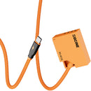 ZGCINE PD-W126 USB-C to NP-W126 Braided Dummy Battery Cable (23.6")