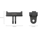 SmallRig Quick Release Mount Adapter for DJI Osmo 360 / Action 5 Pro / 4 / 3
