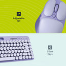 Styletech styletech MK520 Wireless Keyboard and Mouse Combo (Pastel Purple)