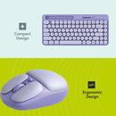 Styletech styletech MK520 Wireless Keyboard and Mouse Combo (Pastel Purple)