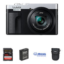 Panasonic ZS99 Digital Camera with Basic Bundle (Silver)