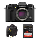 FUJIFILM X-T50 Mirrorless Camera with Basic Bundle (Black)
