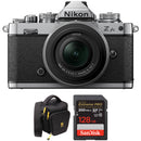 Nikon Zfc Mirrorless Camera with 16-50mm f/3.5-6.3 Lens and Basic Bundle (Silver)