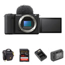 Sony ZV-E10 II Mirrorless Camera with Basic Bundle (Black)