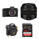 FUJIFILM X-S20 Mirrorless Camera with 35mm f/2 Lens and Basic Bundle