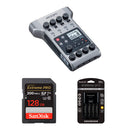Zoom PodTrak P4 Portable Multitrack Podcast Recorder with Essentials Kit