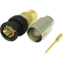 COAX Connectors Korus UHD 12 GHz BNC Straight Crimp Plug for Belden 1794A/4794R (100-Pack)
