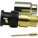 COAX Connectors Korus UHD 12 GHz BNC Straight Crimp Plug for Belden 1794A/4794R (100-Pack)