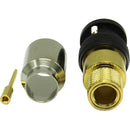COAX Connectors Korus UHD 12 GHz BNC Straight Crimp Plug for Belden 1794A/4794R (100-Pack)