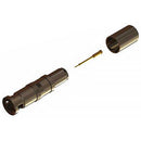 COAX Connectors Micro-BNC Straight Crimp Plug for Belden 1694A/1694F (100-Pack)
