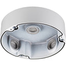 Hanwha Vision SBV-136BW Back Box with Knockouts (White)