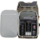 VSGO Pocket Ranger Backpack (25L, Off-White & Green)