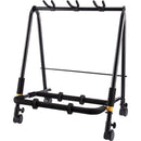 HERCULES Stands 3-Piece Guitar Display Rack with Caster Wheels