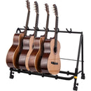 HERCULES Stands 5-Piece Guitar Display Rack with Caster Wheels