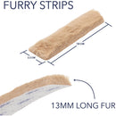 Remote Audio URSA Furry Strips (Beige, 9-Pack)