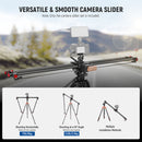 Neewer ER1-120 Motorized Wireless Carbon Fiber Camera Slider (47.2")