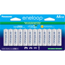 Panasonic eneloop AA Rechargeable Ni-MH Batteries (2000mAh, 12-Pack)