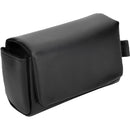 JJC Camera Pouch for Compact Digital Camera (Black, Microfiber Leather)