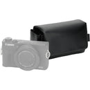 JJC Camera Pouch for Compact Digital Camera (Black, Microfiber Leather)