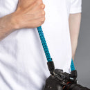 COOPH Braid Camera Strap (Aqua, 39.4")