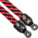 COOPH Braid Camera Strap (Black/Red, 49.2")