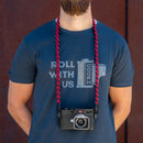 COOPH Braid Camera Strap (Black/Red, 49.2")