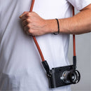 COOPH Rope Camera Strap (Rust, 45.3", Ring Attachment)