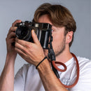 COOPH Rope Camera Strap (Rust, 39.4", Webbing Attachment)