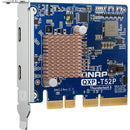 QNAP QXP-T52P 2-Port Thunderbolt 5 NAS PCIe Gen4 Adapter Card