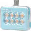 Nanlite cookie USB-C Mini Square LED (Cyan Blue)