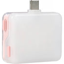 Nanlite cookie USB-C Mini Square LED (Coral Pink)