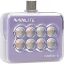Nanlite cookie USB-C Mini Square LED (Lavender)