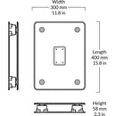 Space Lab Systems LIFT MK2 Vibration Isolating Platform (15.78 x 11.81" Platform, Heavy Isolators)