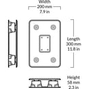 Space Lab Systems LIFT MK2 Vibration Isolating Platform (11.81 x 7.87" Platform, Heavy Isolators)