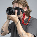 COOPH Double Rope Camera Strap (Red, 39.3", Ring Attachment)