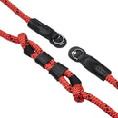 COOPH Adjustable Rope Camera Strap with Webbing Band Connector (Duotone Poppy)