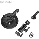 SmallRig 4" Suction Cup Camera Mount Kit for Vehicle Capture