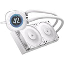 CORSAIR NAUTILUS RS LCD 240mm AIO Liquid CPU Cooler (White)