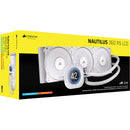CORSAIR NAUTILUS RS LCD 360mm AIO Liquid CPU Cooler (White)