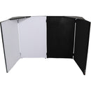 ProX Four-Panel Collapse and Go DJ Facade Package with Scrims and Carry Bags