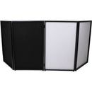 ProX Four-Panel Collapse and Go DJ Facade Package with Scrims and Carry Bags