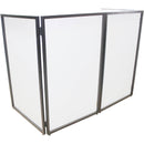 ProX Four-Panel Collapse and Go DJ Facade Package with Scrims and Carry Bags