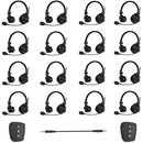 CAME-TV WAERO Pro Wireless Full-Duplex Intercom System with 16 Headsets & 2 Nano Packs (EU: 1881 to 1897 MHz)