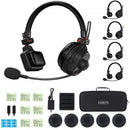 CAME-TV WAERO Pro Wireless Full-Duplex Intercom System with 1 Master & 4 Remote Headsets (EU: 1881 to 1897 MHz)