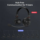 CAME-TV WAERO Pro Wireless Full-Duplex Intercom System with 1 Master & 7 Remote Headsets (EU: 1881 to 1897 MHz)