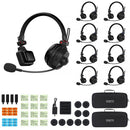 CAME-TV WAERO Pro Wireless Full-Duplex Intercom System with 1 Master & 8 Remote Headsets (EU: 1881 to 1897 MHz)