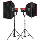 GVM SD300B AIO Bi-Color LED Monolight (2-Light Kit)