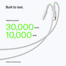 Belkin BoostCharge Braided USB-C to USB-A Cable (3.3', White)